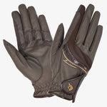 LeMieux Competition Gloves Brown