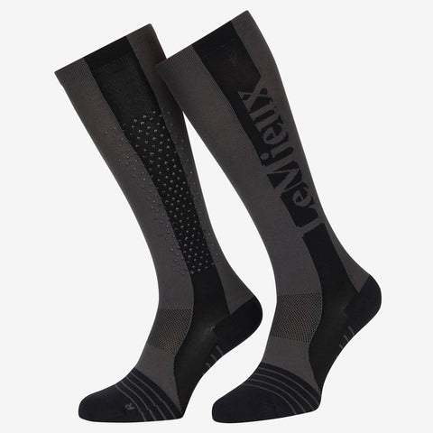 LeMieux Silicone Performance Socks Black Junior