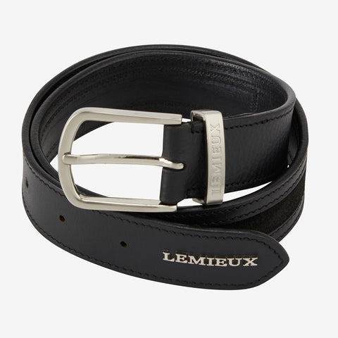 LeMieux Suede Insert Belt Black