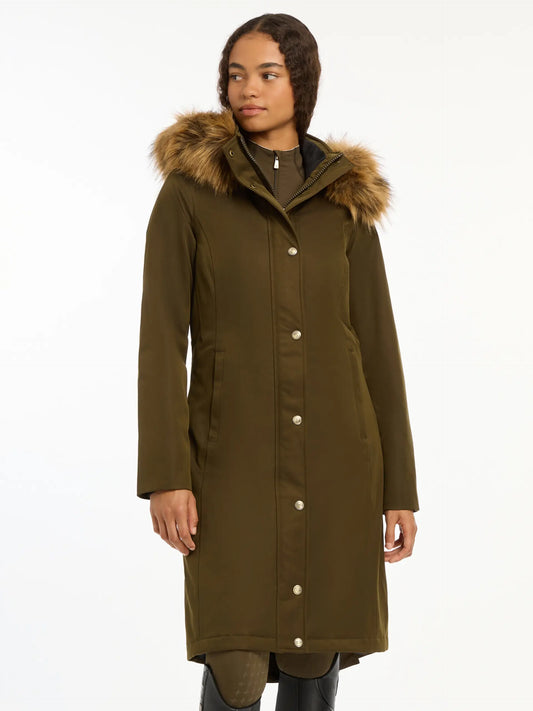 Lemieux Anya Waterproof Long Riding Coat Alpine
