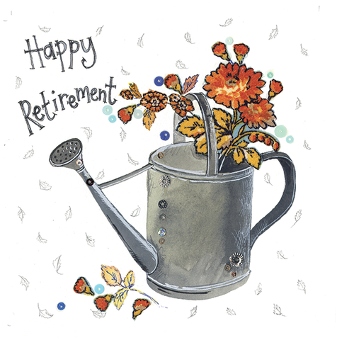 Alex Clark Water Can Retirement Card