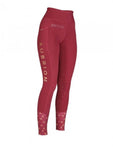 Aubrion Team Tights Burgundy
