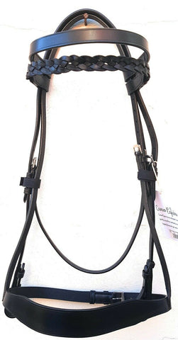 Cameo Hunt Bridle Brown