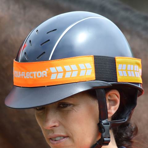 Equi-Flector Hat Band Orange
