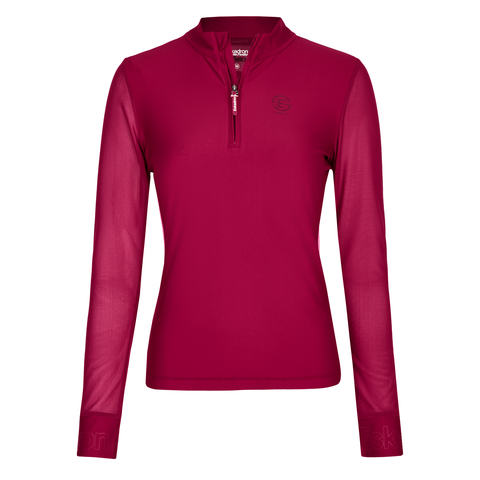 Eskadron Long Sleve 1/2 Zip Berry