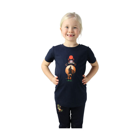 HY Thelwell Badge T-Shirt Navy