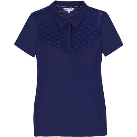 Harcour Pastel Polo Navy
