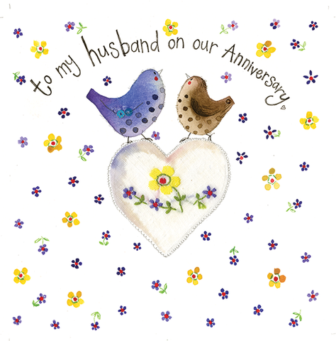 Alex Clark Husband Anniversary Card