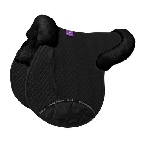 KM Half Lined GP Numnah Black