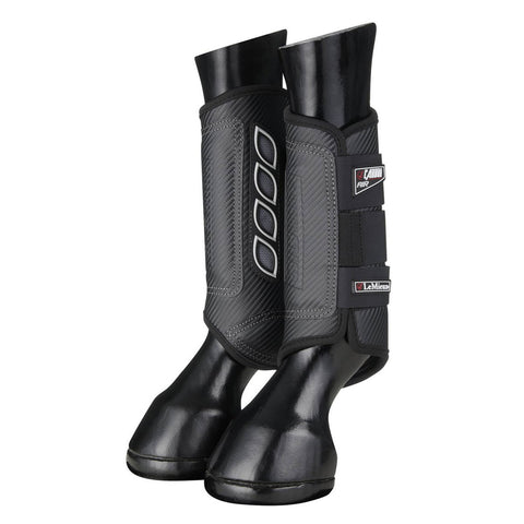 LeMieux Carbon Air XC Boots Hind Black
