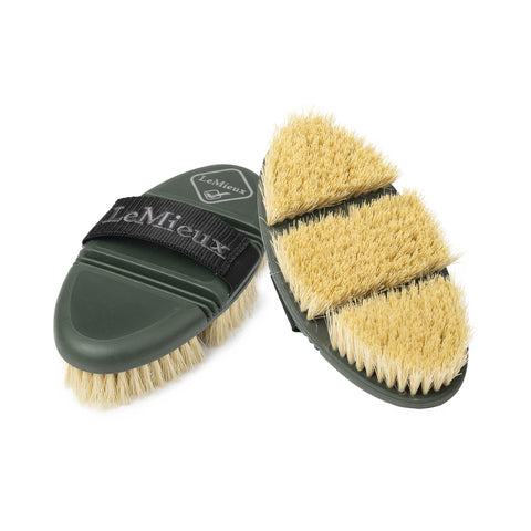 LeMieux Flexi Scrubbing Brush Oak Green
