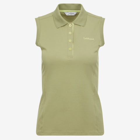 LeMieux Sleeveless Polo Moss