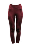 Mark Todd Winter Riding Tights Burgundy