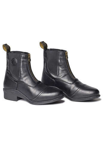 Mountain Horse Veganza Front Zip Paddock Black