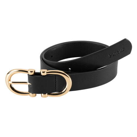 Pikeur Faux Leather Belt Black/Gold