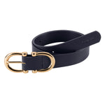 Pikeur Faux Leather Belt Navy/Gold
