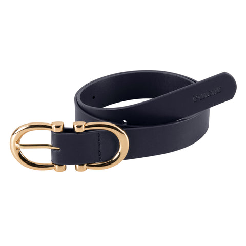 Pikeur Faux Leather Belt Navy/Gold