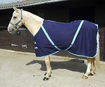 Rhinegold Summer Sheet Navy/Baby Blue