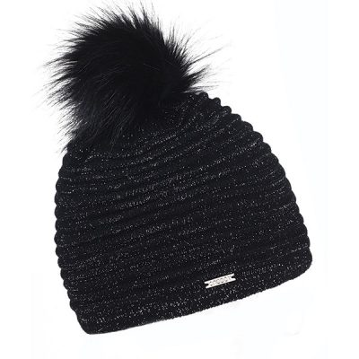 Sabbot Knit Blanka Glitter Black