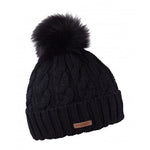 Sabbot Knit Pom Pom Black