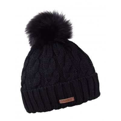 Sabbot Knit Pom Pom Black