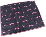 Shires Waterproof Dog Bed Flamingo Print