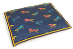 Shires Waterproof Dog Bed Horse Print