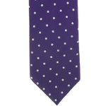 Showquest Tie Purple/Silver Spot