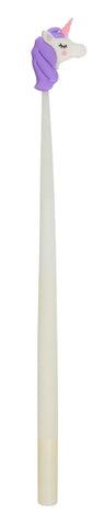 Wiggles Gel Pen Unicorn - White
