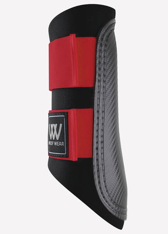 Woof Wear Club Brushing Boots Black Red