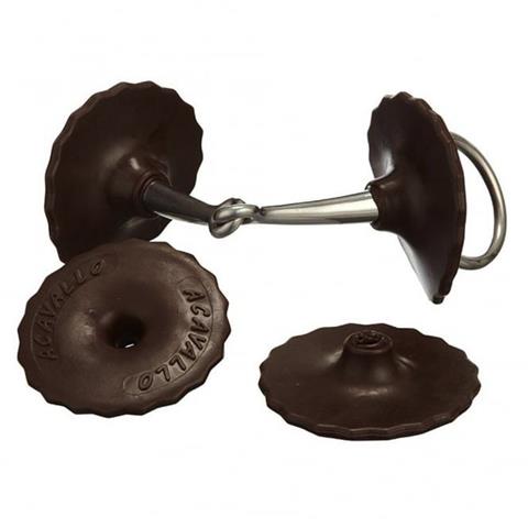 Acavallo Gel Bit Guard Brown