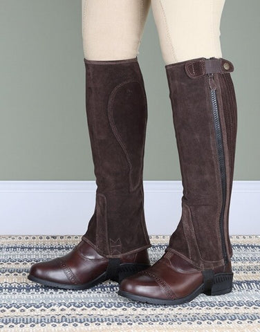 Ledbury Adults 1/2 Chaps Dark Brown