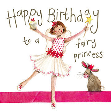 Alex Clark Fairy Princess Sparkle Card