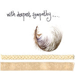 Alex Clark Sympathy Feather Cards