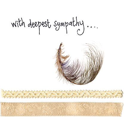 Alex Clark Sympathy Feather Cards