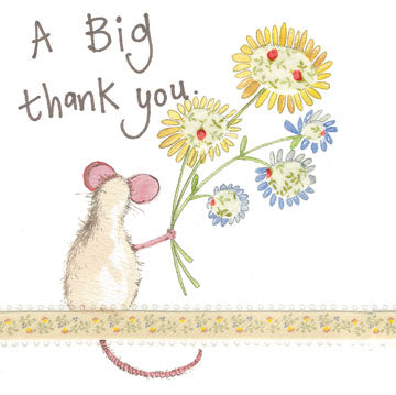 Alex Clark Thank You Mouse Card