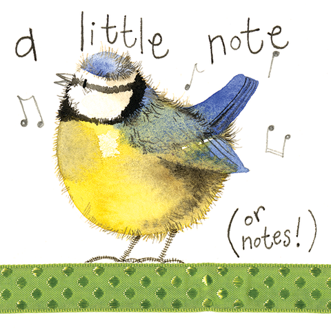 Alex Clark Little Note Blue Tit Cards