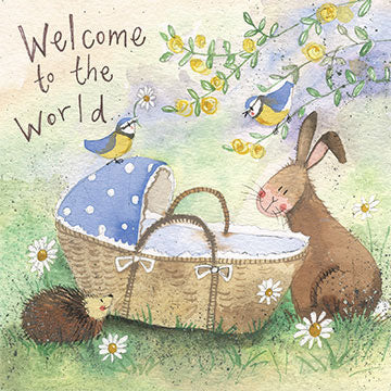 Alex Clark Welcome To The World Card